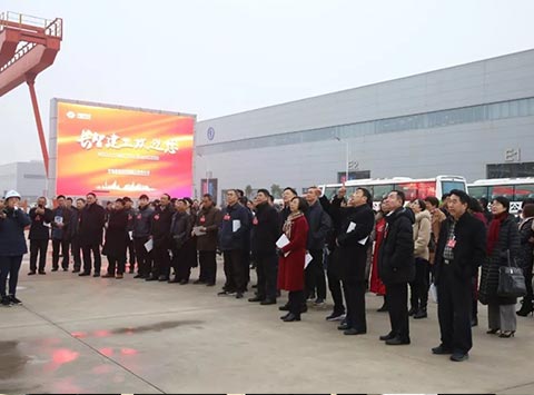 池州市人大代表、政協(xié)委員考察團到長智公司調(diào)研